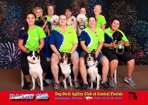 Dog-On-It Agility's 2016 DACOF Team One